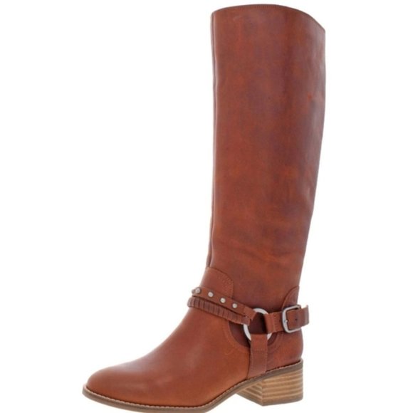 Lucky Brand Knee High Boots 9.5 Brown Karesi